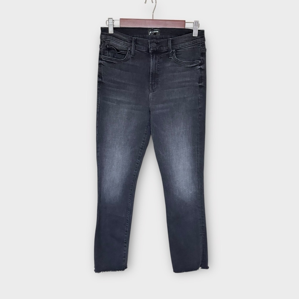 MOTHER The Rascal Ankle Jeans - Black Fade‎ Snippet size 28